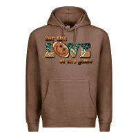 Chestnut for the love  of the game Premium Hoodie - BarkalooDesign