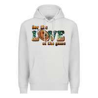 Dove Grey for the love  of the game Premium Hoodie - BarkalooDesign