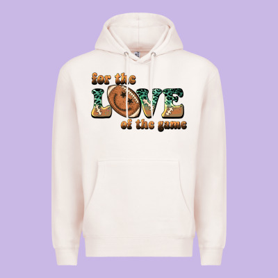 For The Love  Of The Game Premium Hoodie Designed By Barkaloodesign