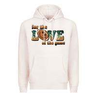 Pale Pink for the love  of the game Premium Hoodie - BarkalooDesign