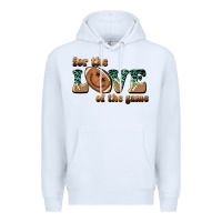 White for the love  of the game Premium Hoodie - BarkalooDesign