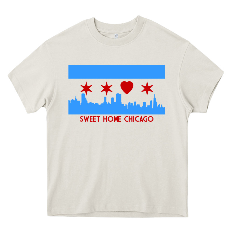 Sweet Home Chicago Heavy Core Tee by linhVisuals | Teevron
