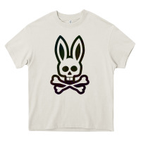Cream psychedelic bunny easter day, qsycho bunnies, easter 2022 Heavy Core Tee - linhVisuals