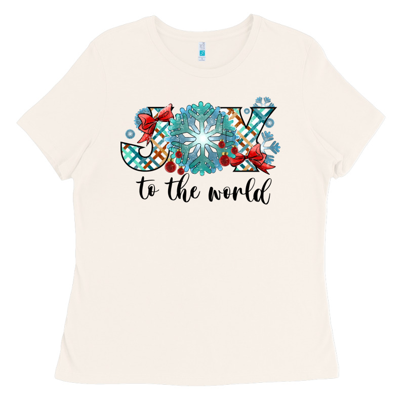 Joy To The World Ladies Tee by CowhideDigitalArt | Teevron