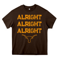 Chocolate Brown texas pride state usa alright alright alright t shirt Heavy Core Tee - linhVisuals