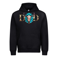 Black western dad with gemstone and skull Urban Hoodie - RanaPortraitStore