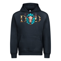 Navy western dad with gemstone and skull Urban Hoodie - RanaPortraitStore