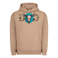 Pigment Burro western dad with gemstone and skull Urban Hoodie - RanaPortraitStore