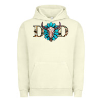 Pigment Pistachio western dad with gemstone and skull Urban Hoodie - RanaPortraitStore