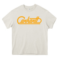 Cream CARHARTT Heavy Core Tee - linhVisuals