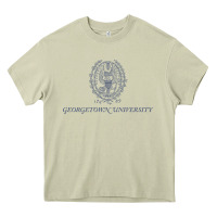 Mossy georgetown university Heavy Core Tee - linhVisuals