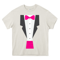 Cream pink tux tuxedo Heavy Core Tee - linhVisuals