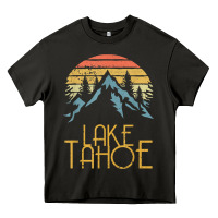 Asphalt vintage lake tahoe california nevada retro t shirt Heavy Core Tee - linhVisuals