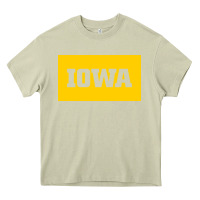 Mossy University of Iowa, UIowa, Iowa, apparel Heavy Core Tee - linhVisuals