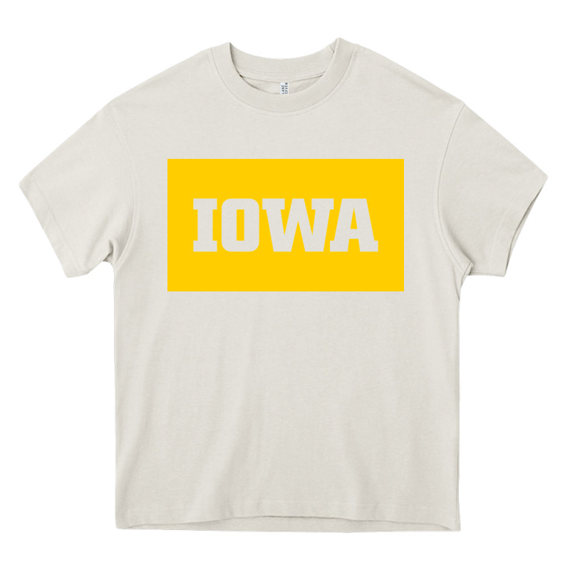 University Of Iowa, Uiowa, Iowa, Apparel Heavy Core Tee by linhVisuals | Teevron