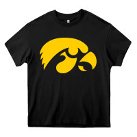 Black university of iowa athletics teams gear Heavy Core Tee - linhVisuals