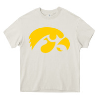 Cream university of iowa athletics teams gear Heavy Core Tee - linhVisuals
