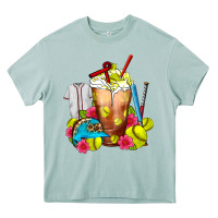 Arona Softball Frappe Coffee Heavy Core Tee - FaDigitalArtStudio