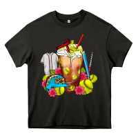 Asphalt Softball Frappe Coffee Heavy Core Tee - FaDigitalArtStudio