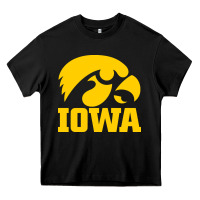 Black university of iowa athletics teams gear Heavy Core Tee - linhVisuals