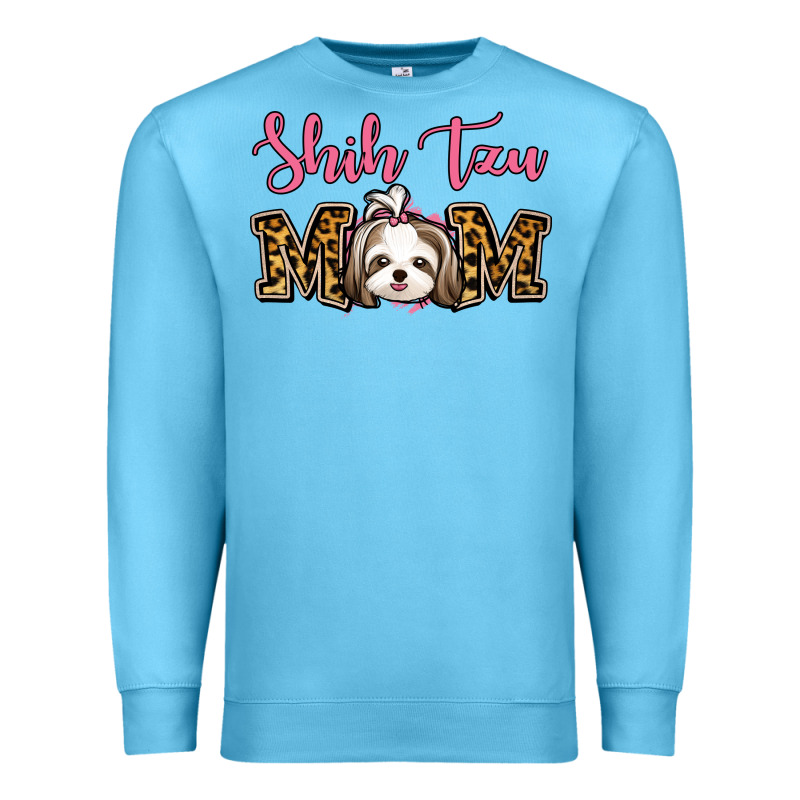 Shih Tzu Mom Premium Sweatshirt by Jasminsmagicworld | Teevron