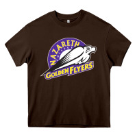 Chocolate Brown nazareth college golden Heavy Core Tee - linhVisuals