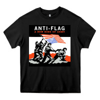 Black #anti flag new kind army tour 2022 Heavy Core Tee - linhVisuals