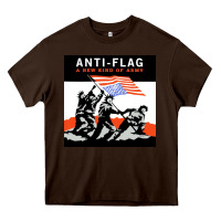 Chocolate Brown #anti flag new kind army tour 2022 Heavy Core Tee - linhVisuals
