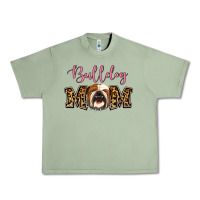 Oil Green Bulldog Mom Urban Heavy Tee - Jasminsmagicworld