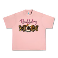 Salmon Bulldog Mom Urban Heavy Tee - Jasminsmagicworld