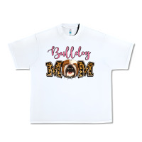 White Bulldog Mom Urban Heavy Tee - Jasminsmagicworld