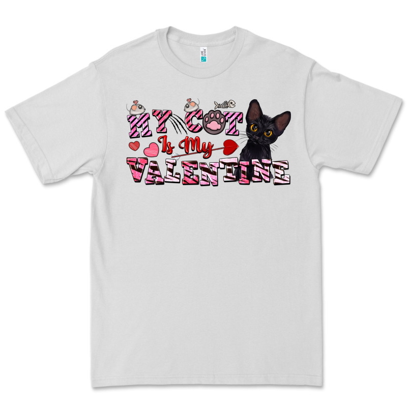 My Cat Is My Valentine Premium Tee by FaDigitalArtStudio | Teevron
