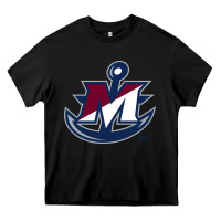 Black suny maritime college Heavy Core Tee - linhVisuals