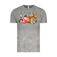 Cloud Rock Happy Easter Animal Farm Truck Vintage Tee - CowhideDigitalArt