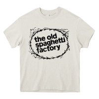 Cream old spaghetti factory Heavy Core Tee - linhVisuals