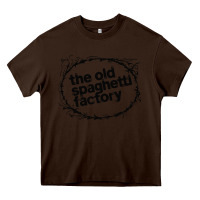 Chocolate Brown old spaghetti factory Heavy Core Tee - linhVisuals