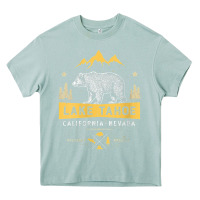 Arona womens lake tahoe national park california nevada vintage bear men v n Heavy Core Tee - linhVisuals