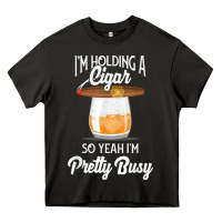 Cigar Smoking Tshirt Smoking Whiskey Drinking Dad Tee Gift Heavy Core Tee | Teevron