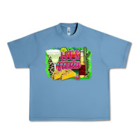 Pebble Blue Lets Fiesta Urban Heavy Tee - CowhideDigitalArt