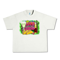 Pistachio Lets Fiesta Urban Heavy Tee - CowhideDigitalArt