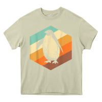 Mossy penguin retro vintage style penguin Heavy Core Tee - linhVisuals