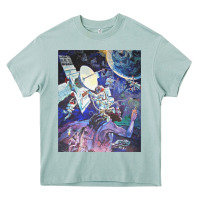 Arona spaceship earth mural Heavy Core Tee - linhVisuals