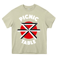 Mossy picnic table parody Heavy Core Tee - linhVisuals