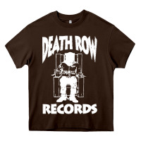 Chocolate Brown death row records Heavy Core Tee - linhVisuals