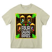 Four Calling Birds Heavy Core Tee | Teevron