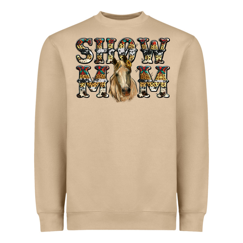 Show Mom Horse Heavyweight Sweatshirt by RanaPortraitStore | Teevron