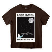 Chocolate Brown lord huron the night we met Heavy Core Tee - linhVisuals
