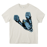 Cream gigantor tetsujin Heavy Core Tee - linhVisuals