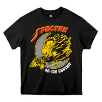Black AC 130 Gunship New Spectre Heavy Core Tee - linhVisuals