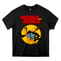Black heckle and jeckle Heavy Core Tee - linhVisuals
